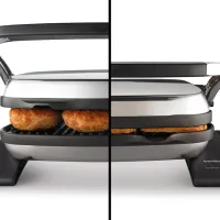Grill electric Gorenje KR1800EPRO Contact, Barbecue/ 1800 W/ Inox Black photo 5