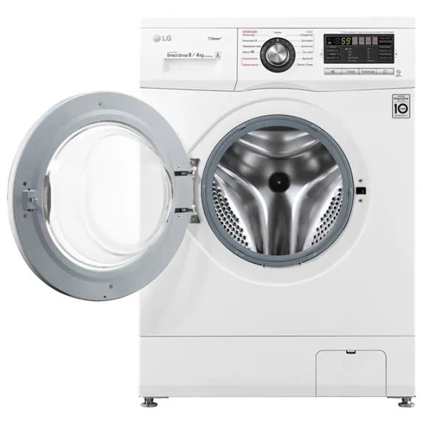 Mașină de spălat cu uscător LG F1496ADS3 Direct Drive/Steam/6 Motion DD/8 kg/White photo 6