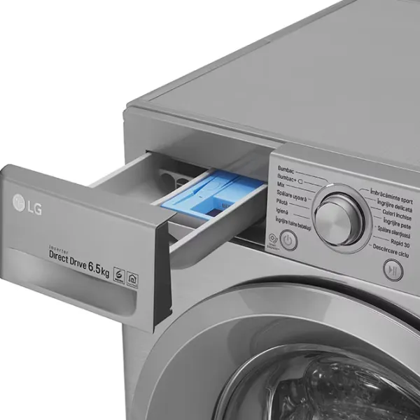 Mașină de spălat LG F2J5WN7S 6.5 kg / 1200 rpm / Inox photo 6 Mașină de spălat LG F2J5WN7S 6.5 kg / 1200 rpm / Inox photo 6