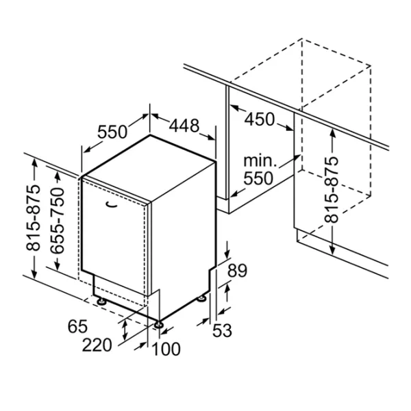 Посудомоечная машина Bosch SPV25CX01E Узкая/ Серебристый photo 2 Посудомоечная машина Bosch SPV25CX01E Узкая/ Серебристый photo 2