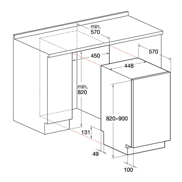 Mașină de spălat vase Hotpoint-Ariston LSTB 6B019 EU Îngustă/ Silver photo 2