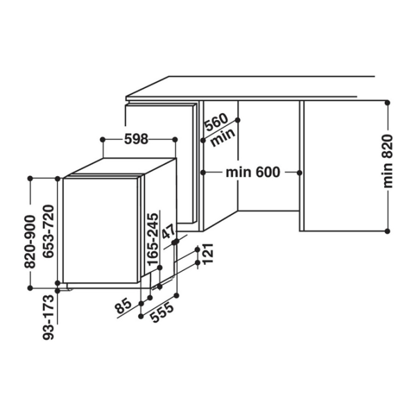 Посудомоечная машина Hotpoint-Ariston HIO 3O32 WC Полногабаритная/ Белый photo 2