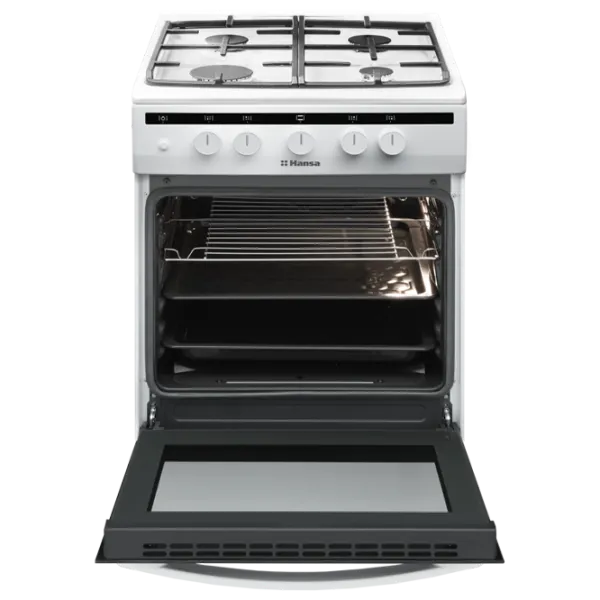 Aragaz Hansa FCGW51050 Pe gaz/ White/ Black photo 3