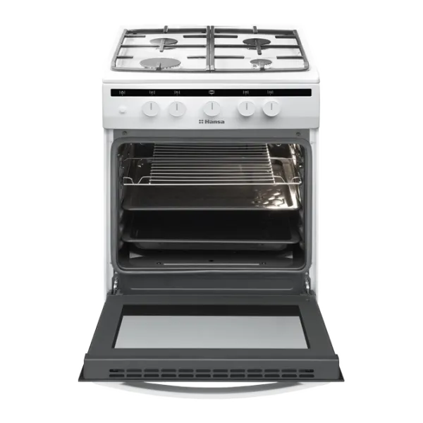 Aragaz Hansa FCGW51050 Pe gaz/ White/ Black photo 4