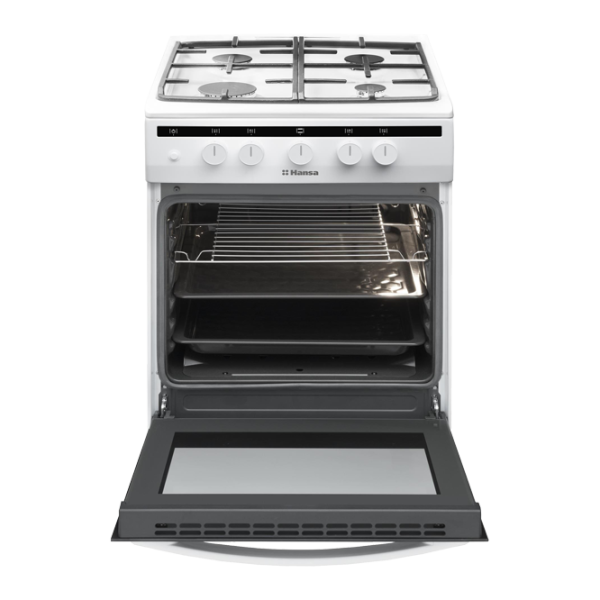 Aragaz Hansa FCGW51050 Pe gaz/ White/ Black photo 4