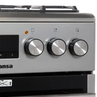 Aragaz Hansa FCMS58228 Pe gaz/ Inox/ Black photo 6