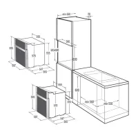 Cuptor Gorenje BO 731 CLI Încorporabilă/ 3300 W/ Ivory White photo 2