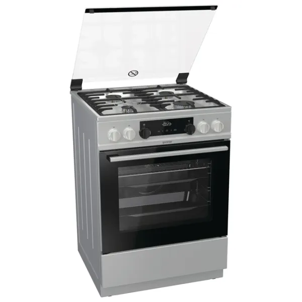 Aragaz Gorenje K 634 XF Pe gaz/ Inox/ Black photo 3