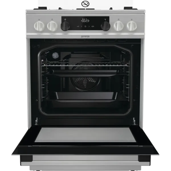 Aragaz Gorenje K 634 XF Pe gaz/ Inox/ Black photo 6