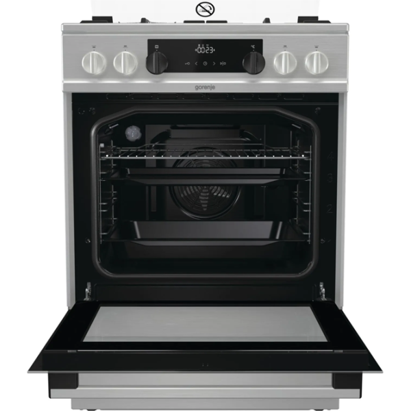 Aragaz Gorenje K 634 XF Pe gaz/ Inox/ Black photo 6