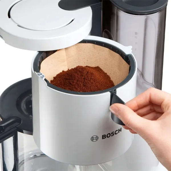 Cafetieră Bosch TKA8011 Cu picurare/ 1.4 l/ White photo 5