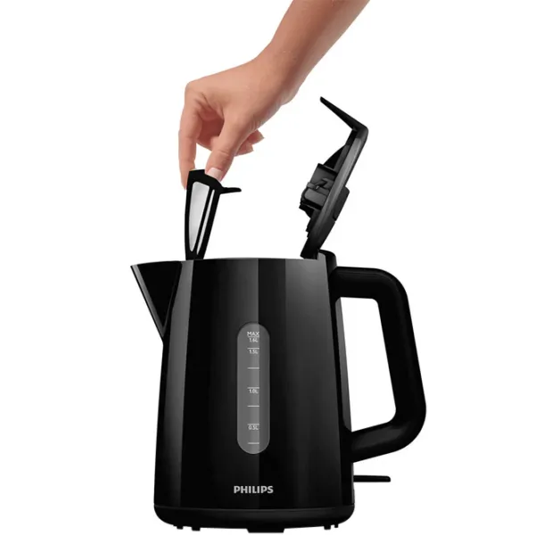 Ceainic electric Philips HD9300/90 1.6l / Ascuns / Black photo 4