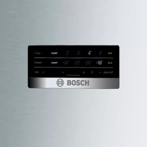 Frigider Bosch KGN49XI30U cu congelator jos 435 l / 203 cm / Silver photo 3
