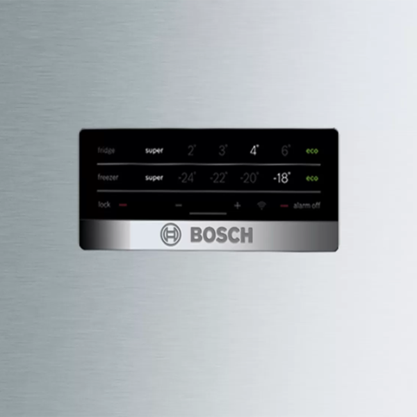 Frigider Bosch KGN49XI30U cu congelator jos 435 l / 203 cm / Silver photo 3