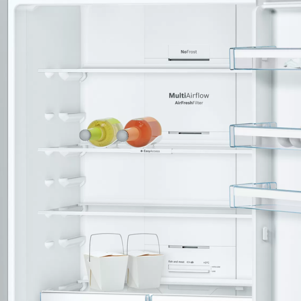 Frigider Bosch KGN49XI30U cu congelator jos 435 l / 203 cm / Silver photo 4