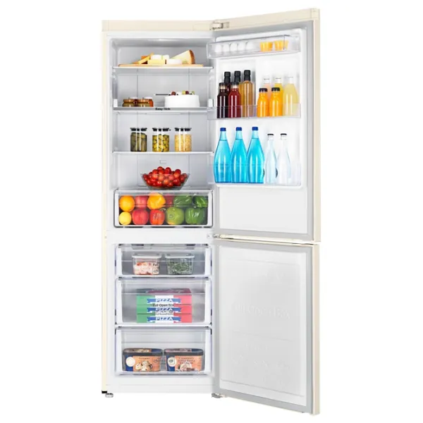 Frigider Samsung RB33J3200EF cu congelator jos 328 l / 185 cm / Beige photo 5