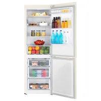 Frigider Samsung RB33J3200EF cu congelator jos 328 l / 185 cm / Beige photo 5