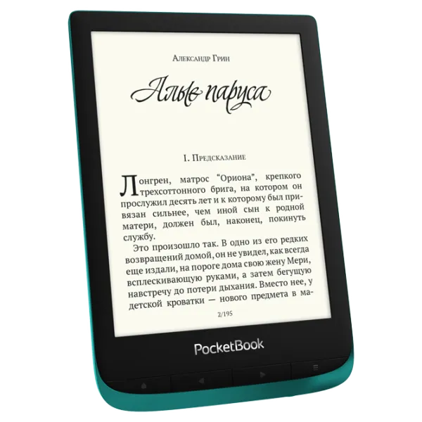 eReaders Pocketbook 627 Touch Lux 4 6"/ E-Ink Carta/ 8 ГБ/ Синий photo 2