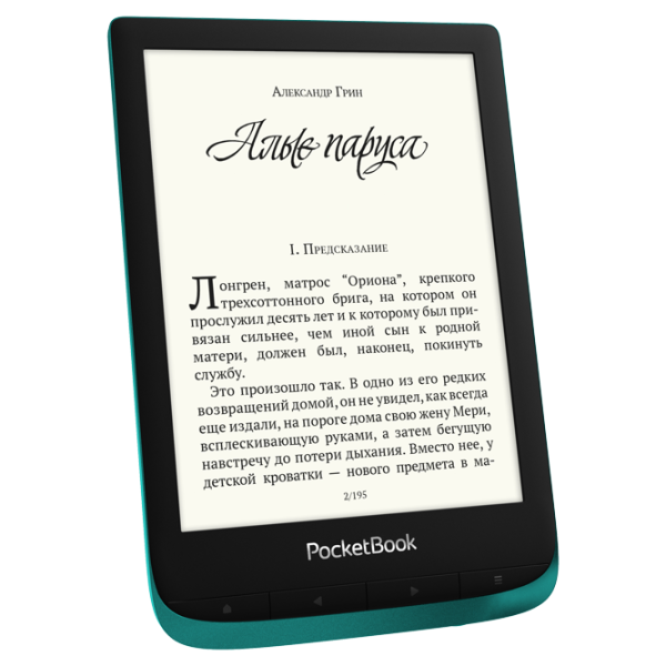 eReaders Pocketbook 627 Touch Lux 4 6"/ E-Ink Carta/ 8 ГБ/ Синий photo 2