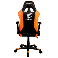 Игровое кресло Gigabyte Aorus AGC300 Черный Оранжевый photo 4