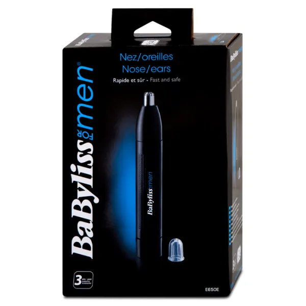 Trimmer de nas şi urechi Babyliss E650E Black photo 5