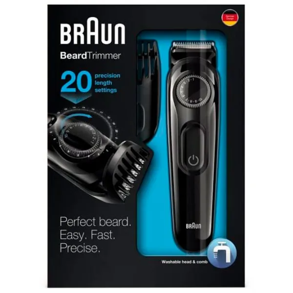 Trimmer facial Braun BT3020 Black photo 5