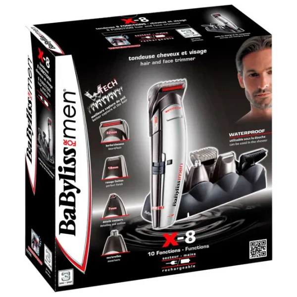 Триммер для лица Babyliss E835E Серебристый photo 5