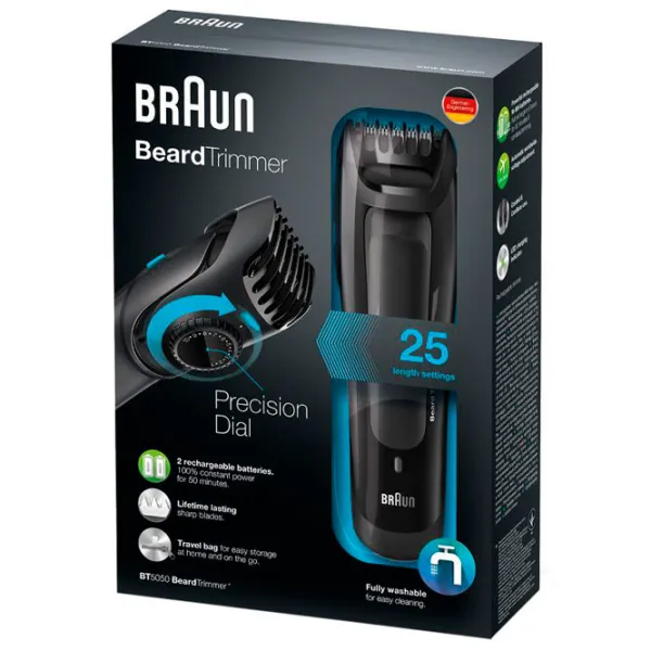 Trimmer facial Braun BT5050 Black photo 5