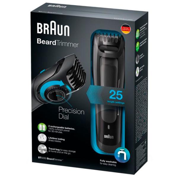 Trimmer facial Braun BT5050 Black photo 5