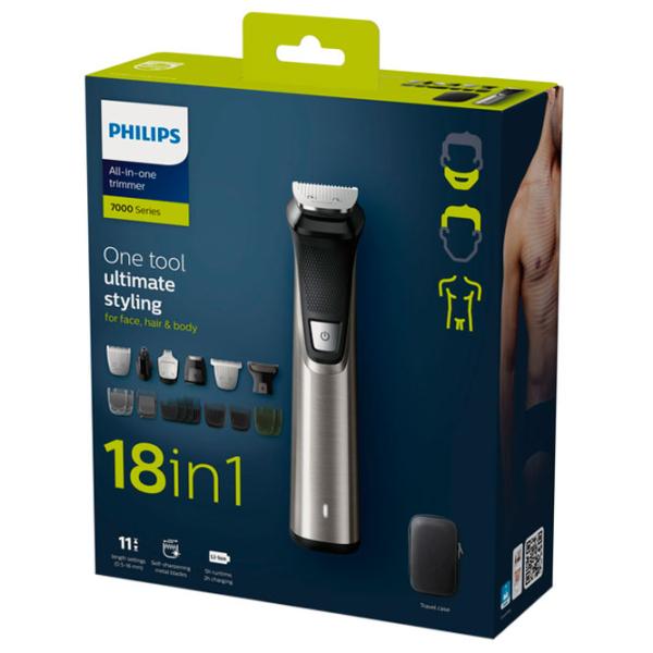 Trimmer facial Philips MG7770/ 15 Silver photo 5