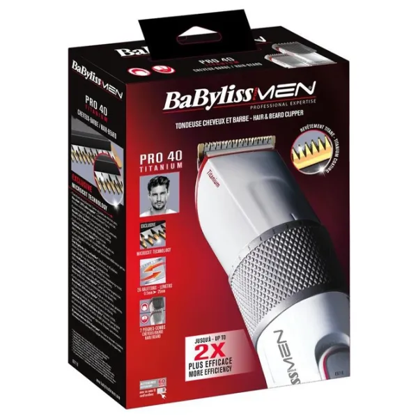 Aparat de tuns Babyliss E971E White photo 6