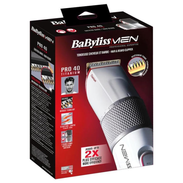 Aparat de tuns Babyliss E971E White photo 6