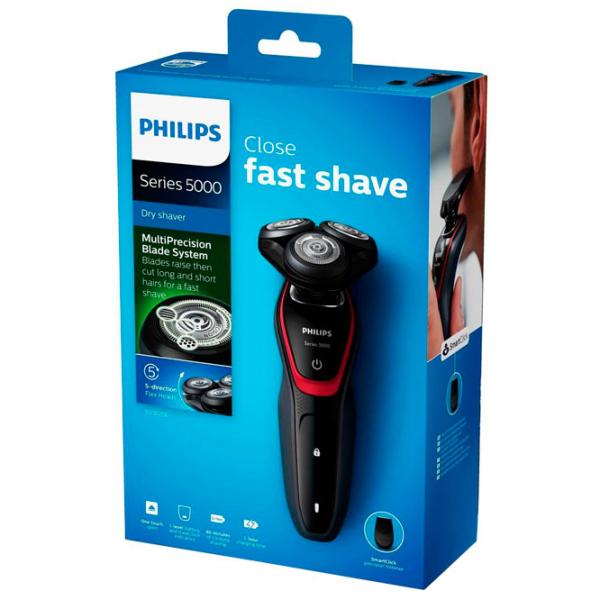 Aparat de ras electric Philips S5130/06 Black Red  photo 5