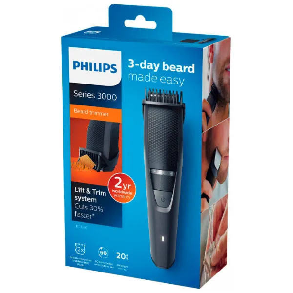 Trimmer facial Philips BT3236/ 14 Black photo 4