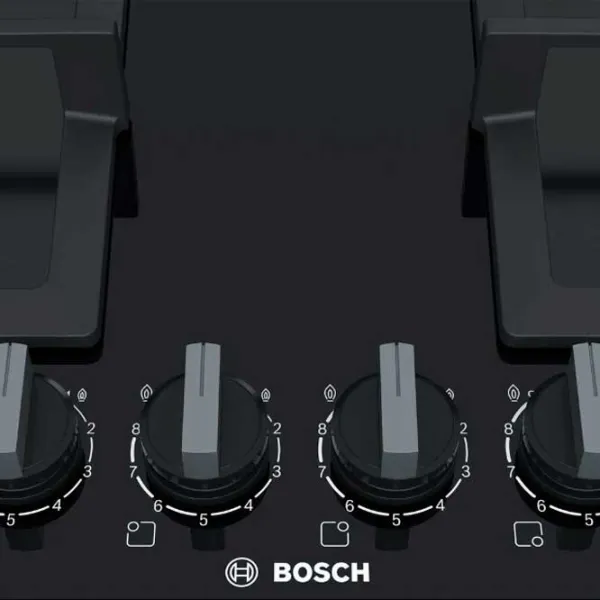 Plită încorporabilă pe gaz Bosch PPP6A6B20 Sticlă călită/ Black photo 5 Plită încorporabilă pe gaz Bosch PPP6A6B20 Sticlă călită/ Black photo 5