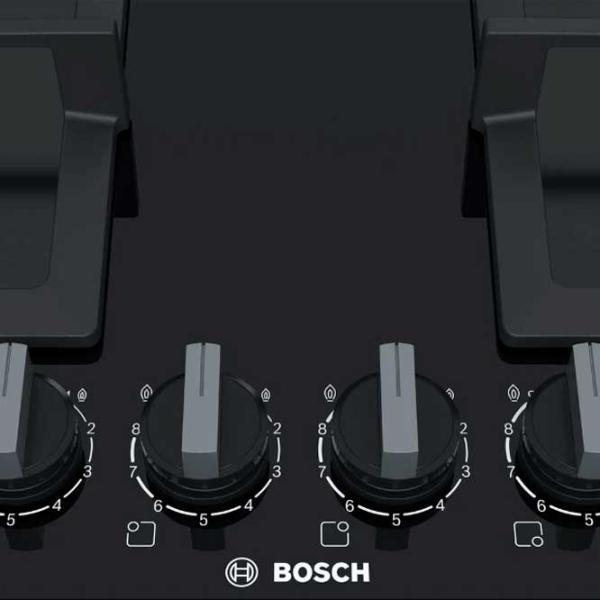 Plită încorporabilă pe gaz Bosch PPP6A6B20 Sticlă călită/ Black photo 5 Plită încorporabilă pe gaz Bosch PPP6A6B20 Sticlă călită/ Black photo 5