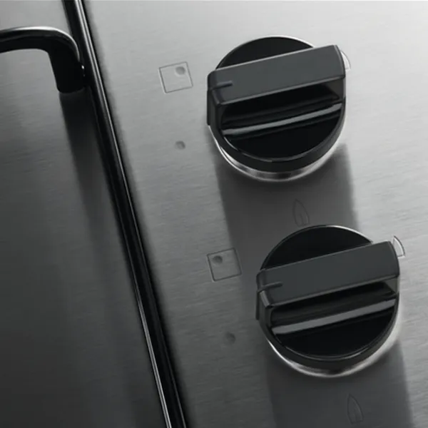 Plită încorporabilă pe gaz Zanussi ZGH62414XA Inox/ Inox photo 2