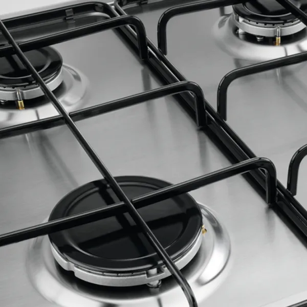 Plită încorporabilă pe gaz Zanussi ZGH62414XA Inox/ Inox photo 3