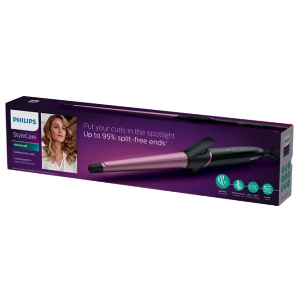 Плойка Philips BHB871/ 00 Коническая/ Черный Розовый photo 6
