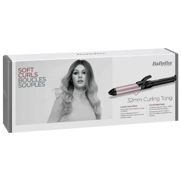 Ondulator de păr Babyliss C332E Cilindrică/ Pink Black photo 5