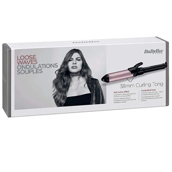 Ondulator de păr Babyliss 338E Cilindrică/ Gold Black photo 2