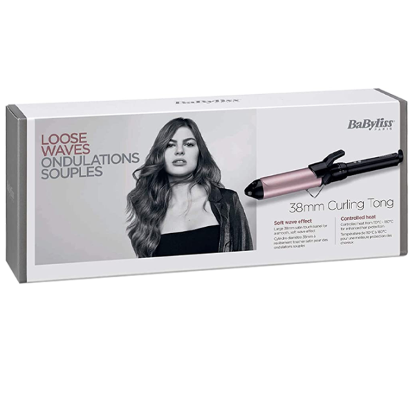 Ondulator de păr Babyliss 338E Cilindrică/ Gold Black photo 2