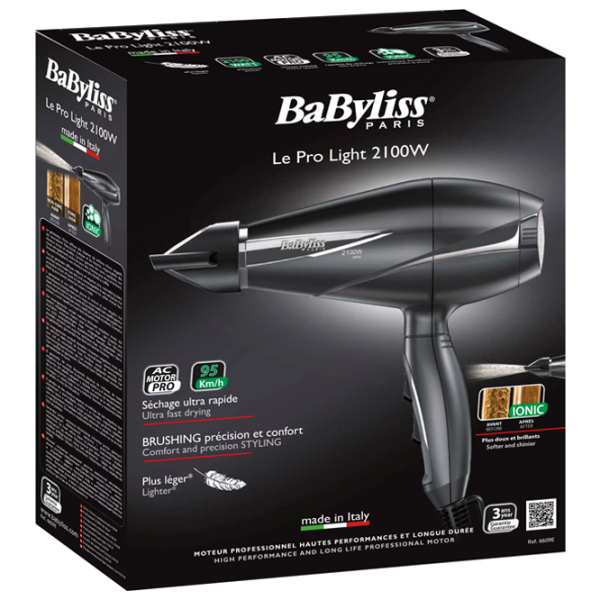 Фен Babyliss 6609E 2100 Вт / Черный photo 6