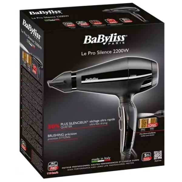 Фен Babyliss 6611E 2200 Вт / Черный photo 2