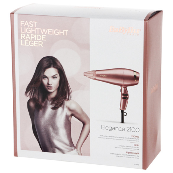 Uscător de păr Babyliss 5336PE 2100 W / Rose photo 5