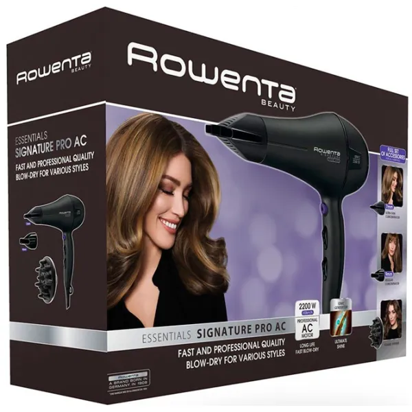 Фен Rowenta CV7840F0 2200 Вт / Черный photo 6
