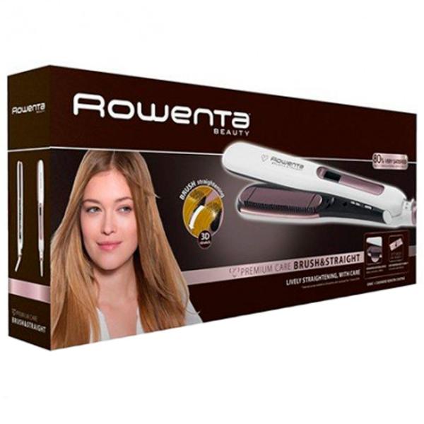 Placă de îndreptat părul Rowenta SF7510F0 37 W/ Pink White photo 4