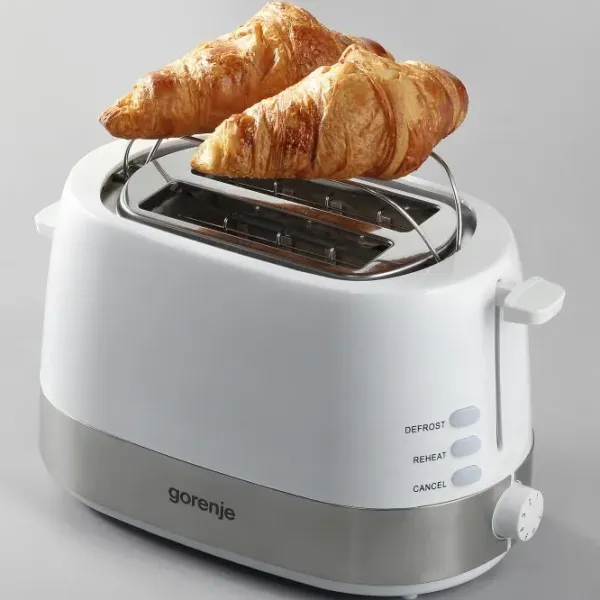 Toster Gorenje T850WE Mecanic/ 850 W/ White photo 4