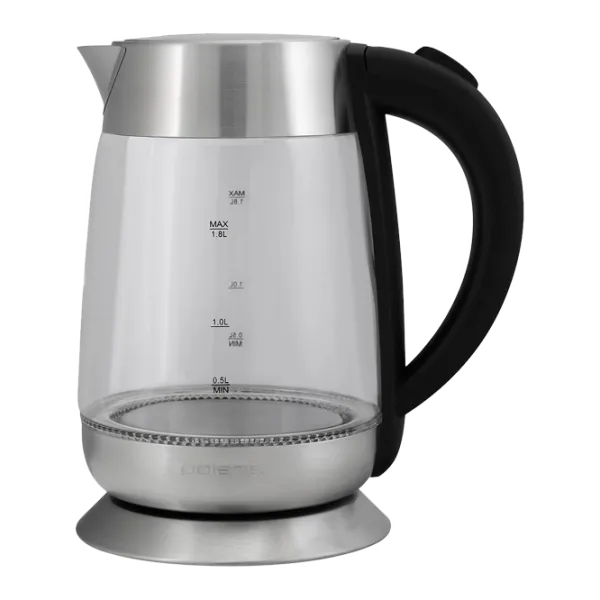 Ceainic Electric Polaris PWK1833CGL 1.8 l/ Ascuns spirală/ Inox Silver photo 2