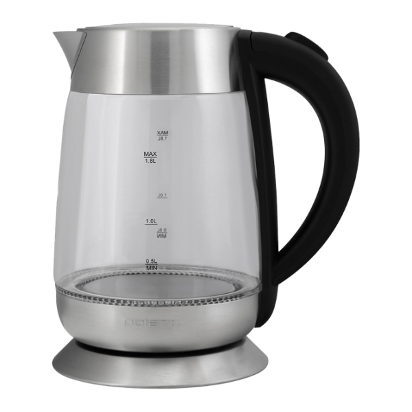 Ceainic Electric Polaris PWK1833CGL 1.8 l/ Ascuns spirală/ Inox Silver photo 2